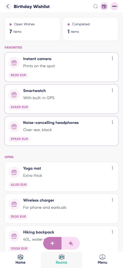 Wishlist Box Preview