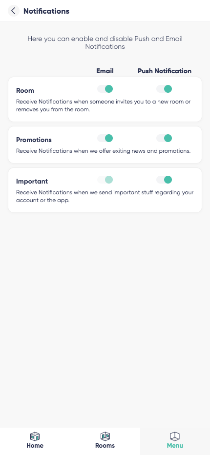 Notifications Preview