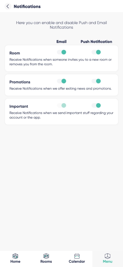 Notifications Preview