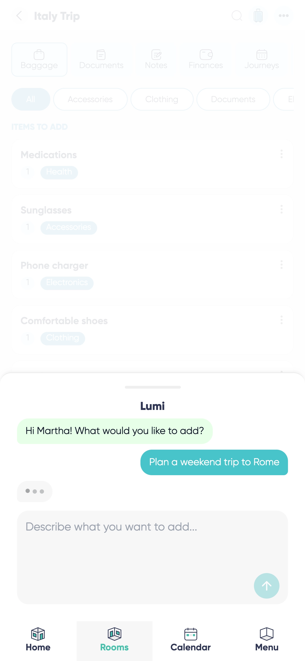 Lumi AI assistant
