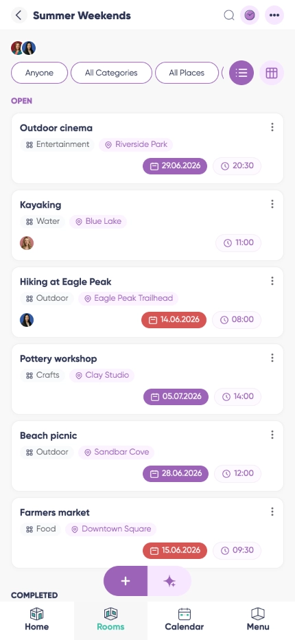 Activity Planner