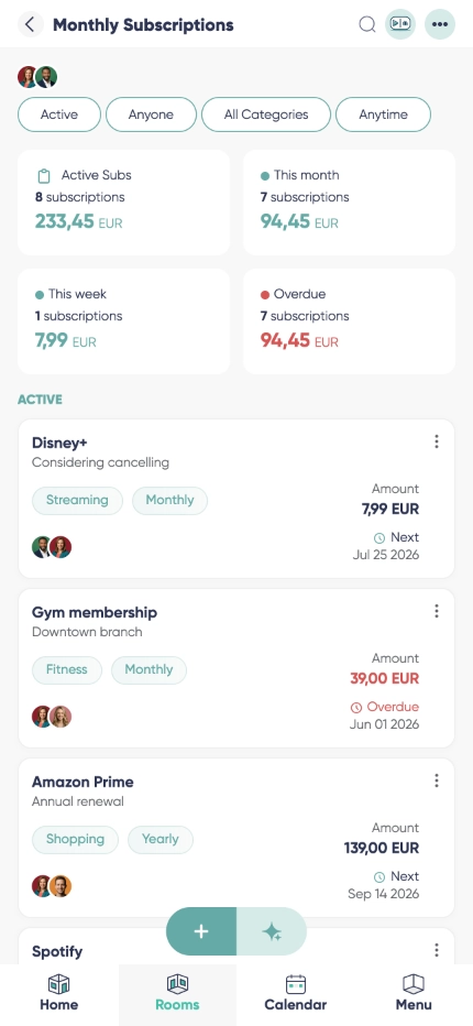 Subscription Central