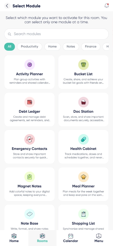 Modules overview