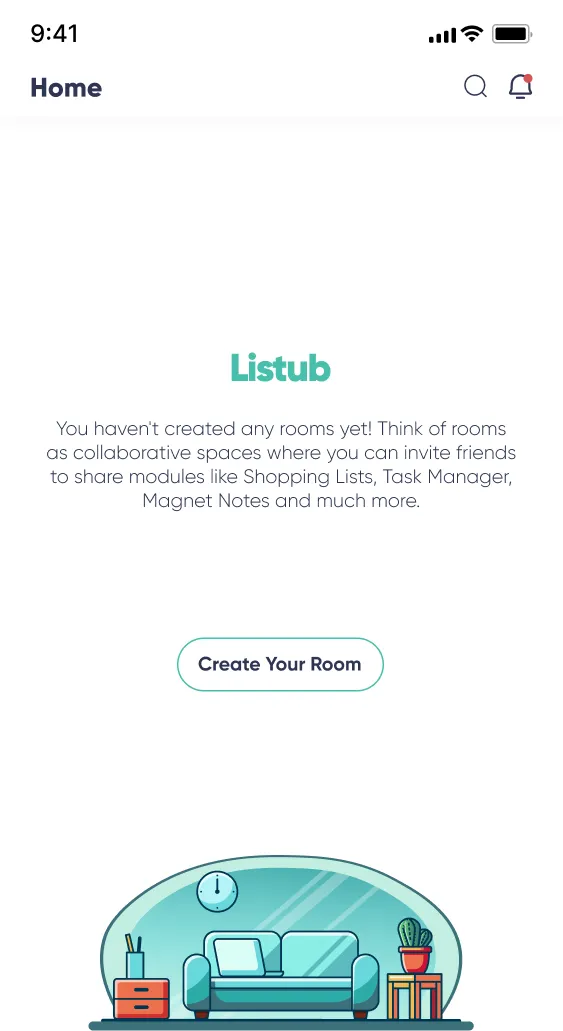 Inside a shared room